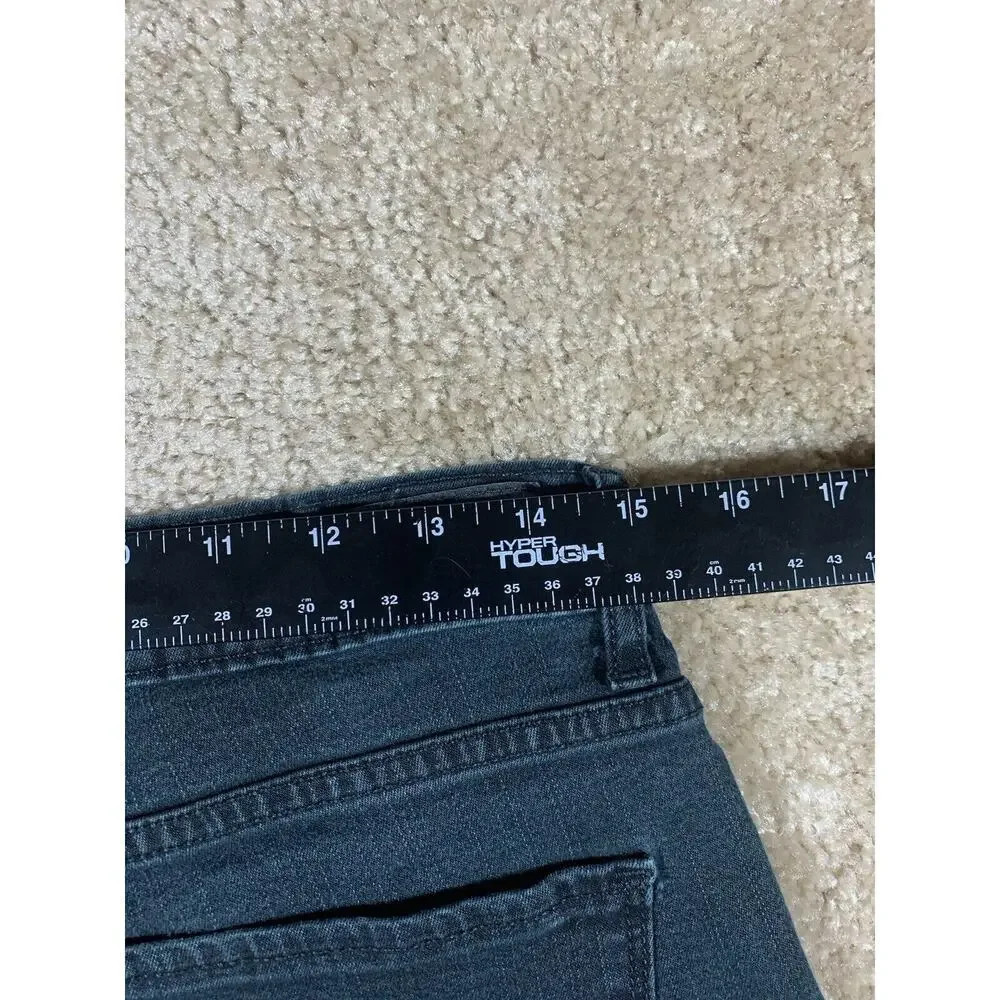 Levi's 512 Perfectly Slimming Bootcut Jeans Womens 14 Medium Black Denim #331